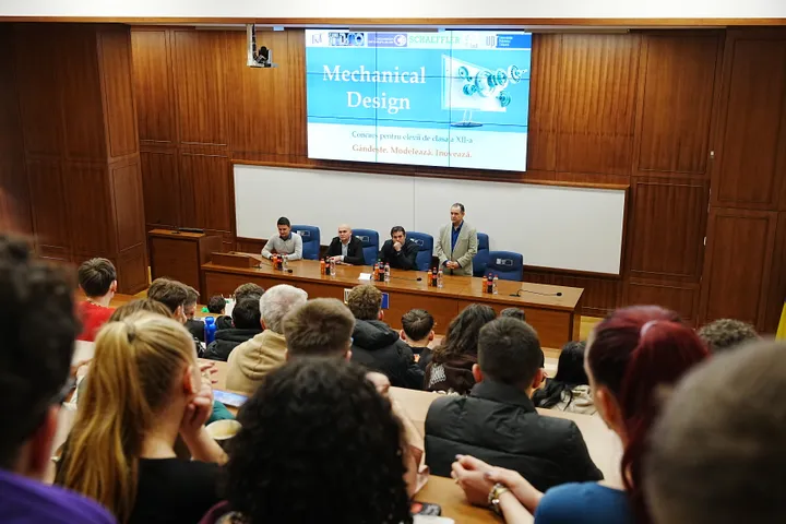 Prima ediție a concursului Mechanical Design a adus la Facultatea de Mecanică a UPT elevi de liceu din județele regiunii Vest