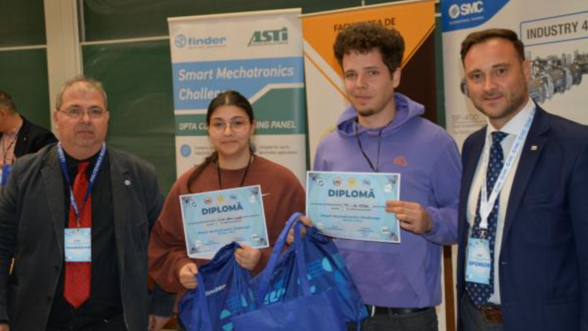 Studenții UPT - locul 1 pe țară la competiția Smart Mechatronics Challenge