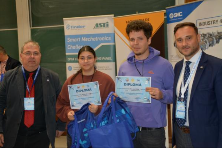 Studenții UPT - locul 1 pe țară la competiția Smart Mechatronics Challenge