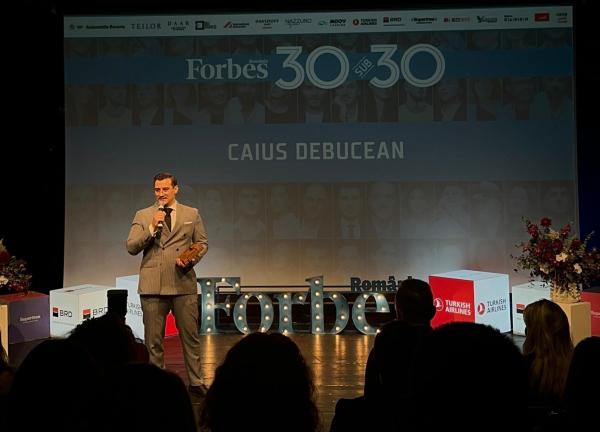 Caius Debucean, absolvent și doctorand al Universității Politehnica Timișoara, premiat de Forbes în cadrul Galei „30 sub 30”